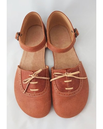 (S) - summer shoes, dark tan