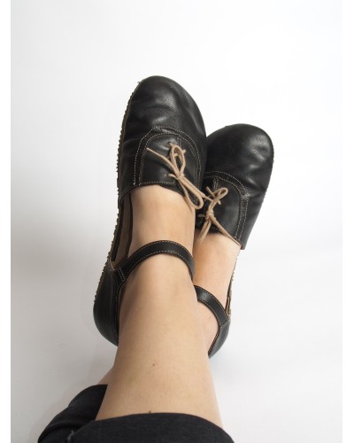 (S-S) - smooth summer shoes, black