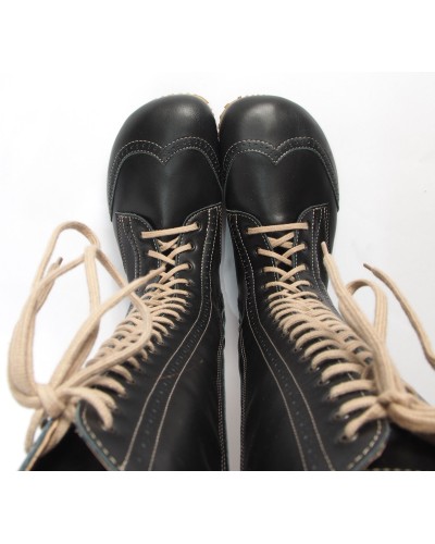 Tall Barefoot Boots | Elegant Lace-Up Minimalist Footwear