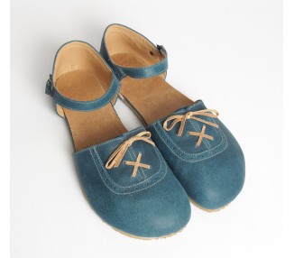 (S) - summer shoes, indigo