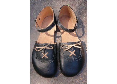 (S-S) - smooth summer shoes, black