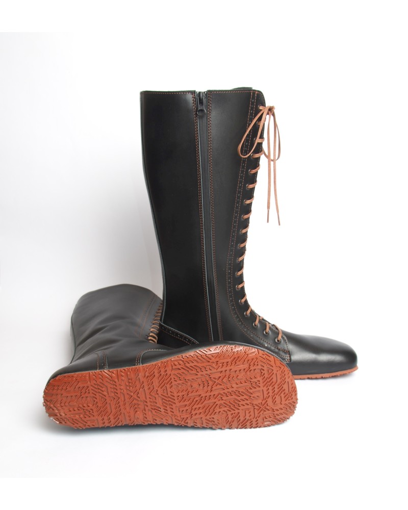 No(N)s Minimalist Boots: Women's Tall Lace Up Boots, special edition