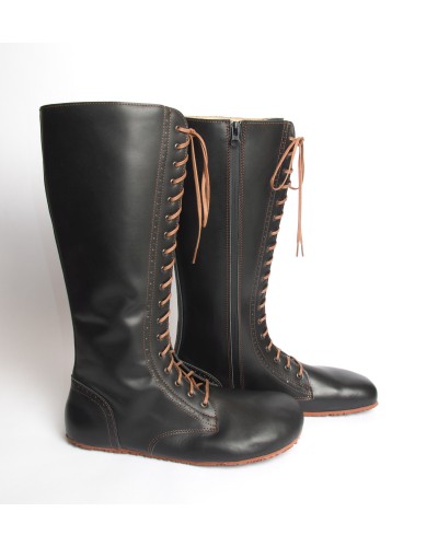 No(N)s Minimalist Boots: Women's Tall Lace Up Boots, special edition